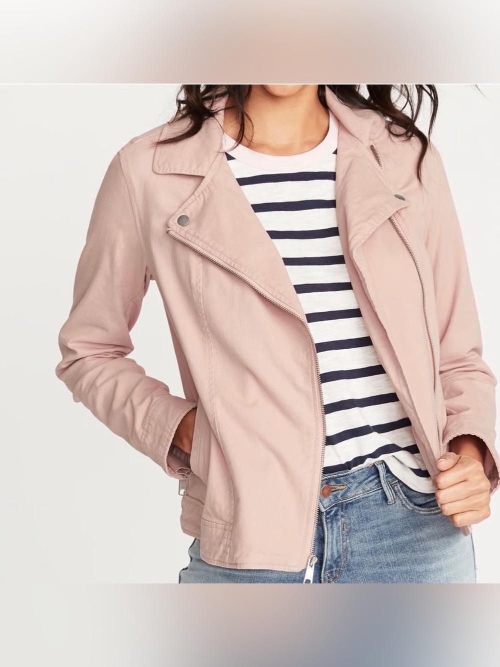 Old Navy Dusty Blush Pink Jean Jacket